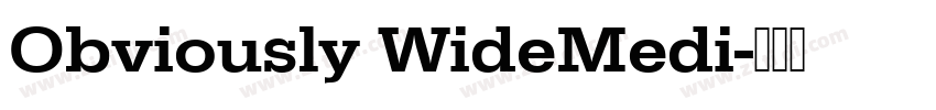 Obviously WideMedi字体转换